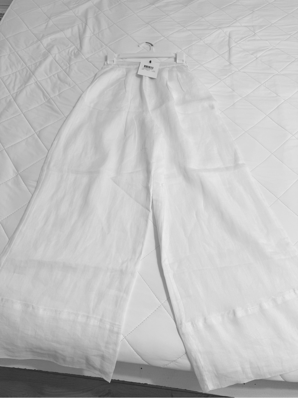 Dissh Kai White Ramie Resort Pant size 2 AU - Picture 3 of 5